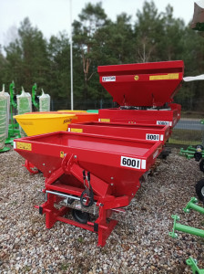 ROZSIEWACZE NAWOZU JEDNO I DWU TALERZOWE