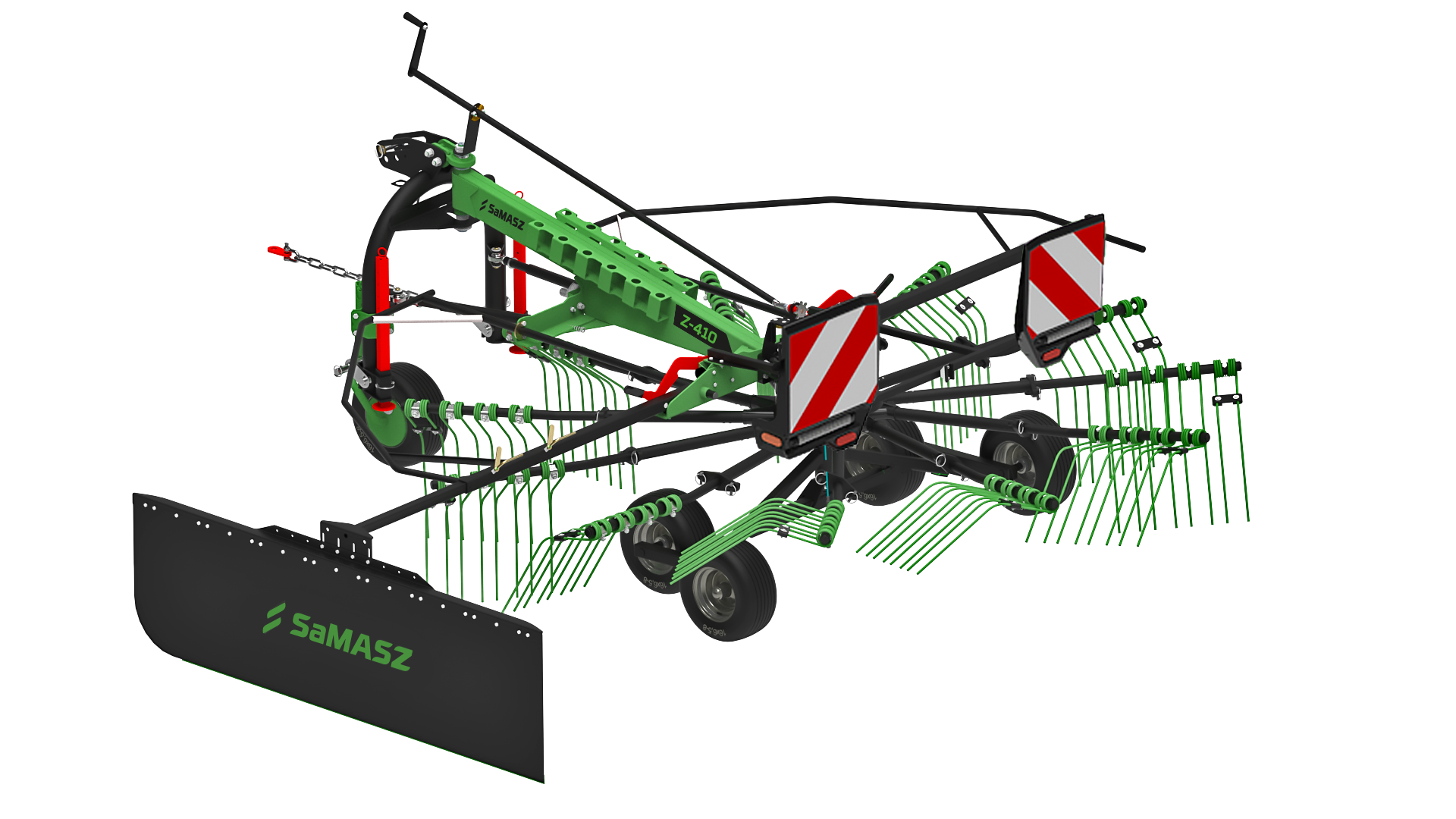 Zgrabiarka karuzelowa zawieszana