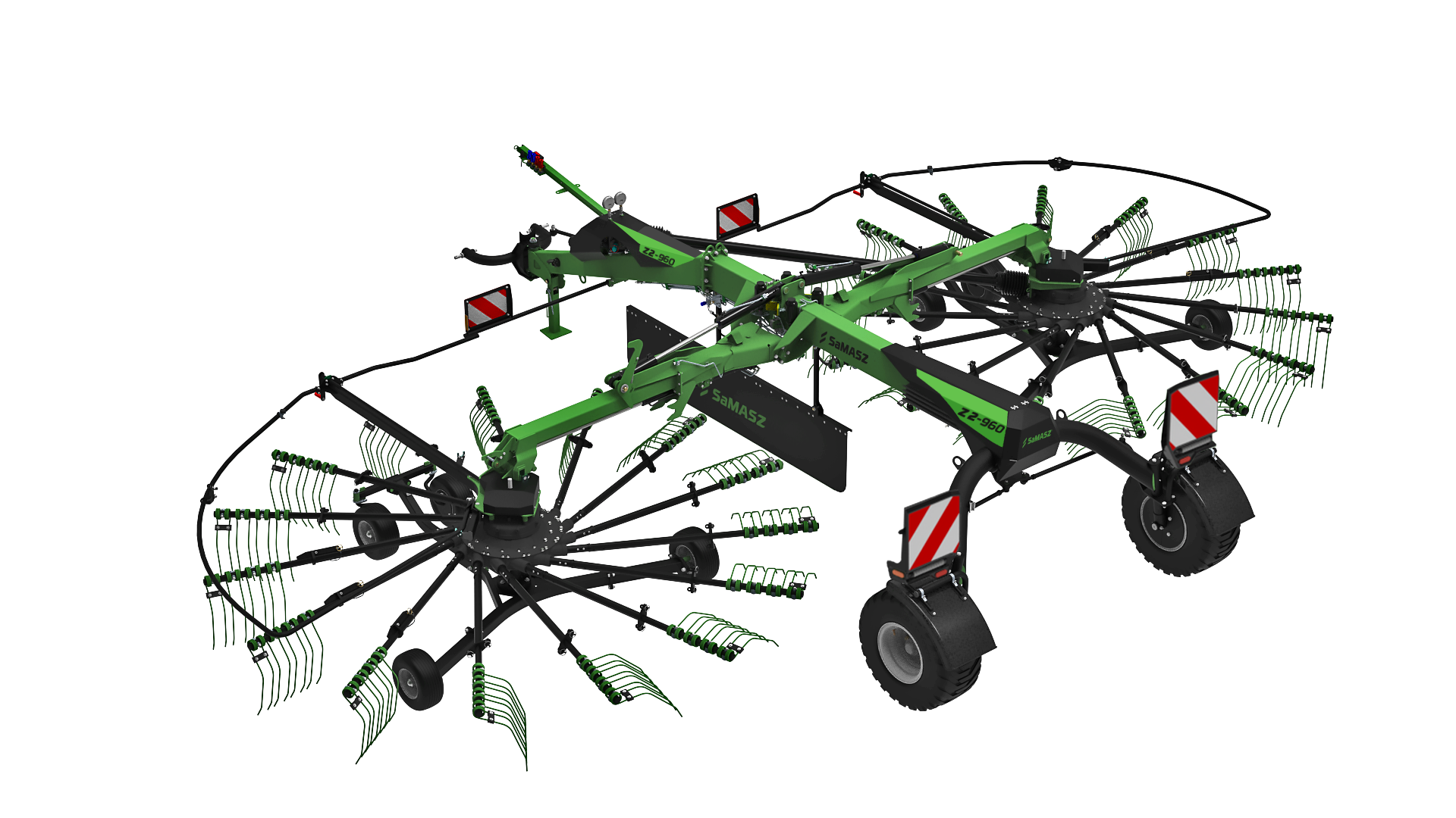 Zgrabiarka 2-karuzelowa